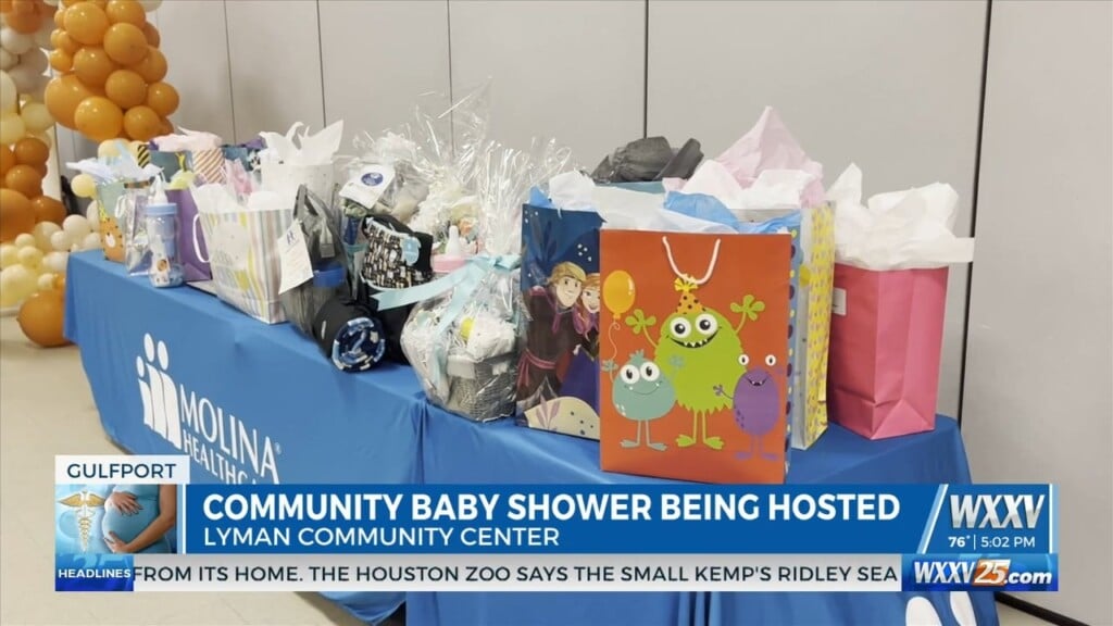 Wxxv’s Marco Bitonel Is At The Community Baby Shower