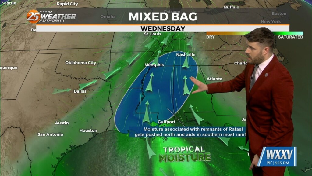 11/12 Trey Tonnessen's "slick" Tuesday Night Forecast