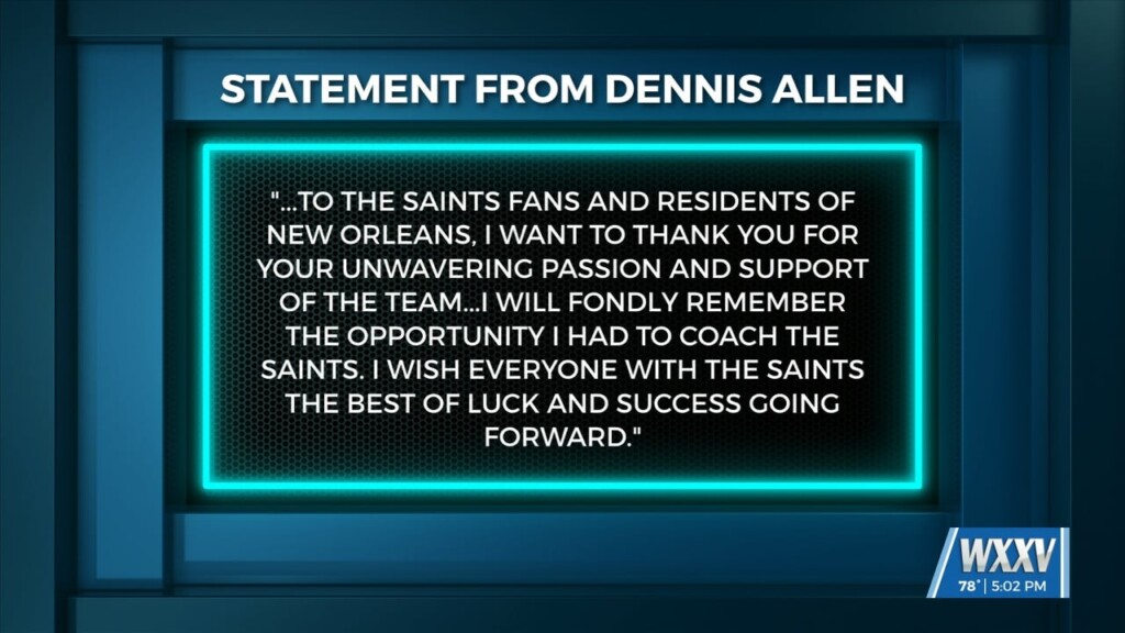 Dennis Allen Fired As Head Coach For The New Orleans Saints