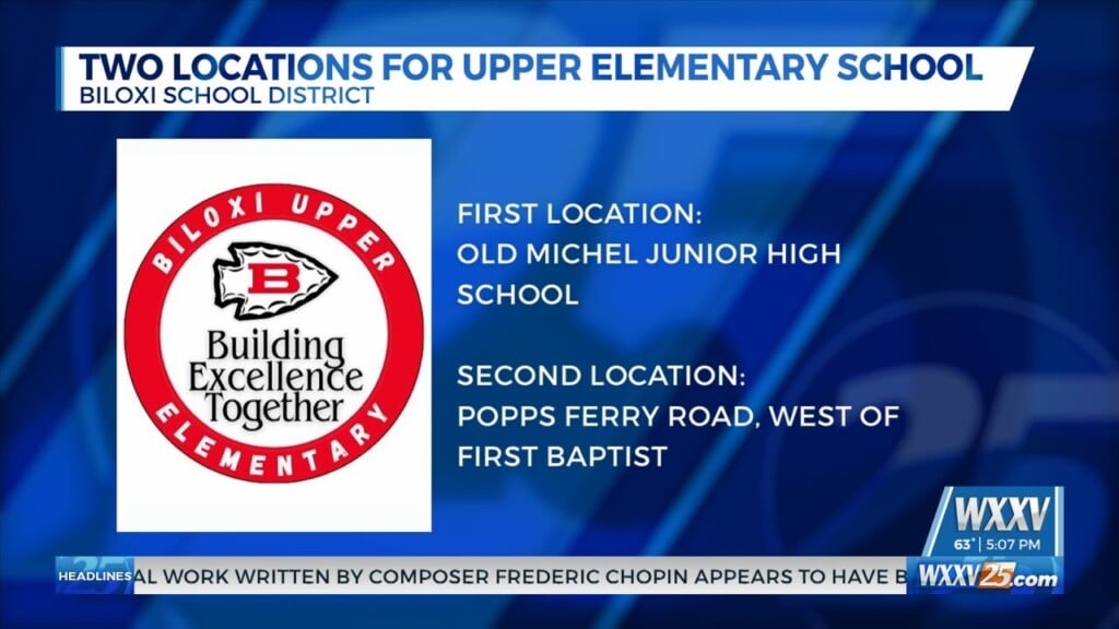 Biloxi Schools Considering New Locations For Upper Elementary