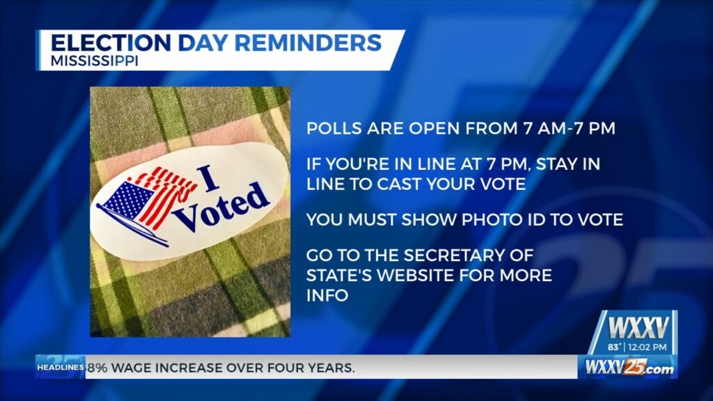 Wxxv News 25's Ethan Krauss Heads To The Orange Grove Community Center On Election Day