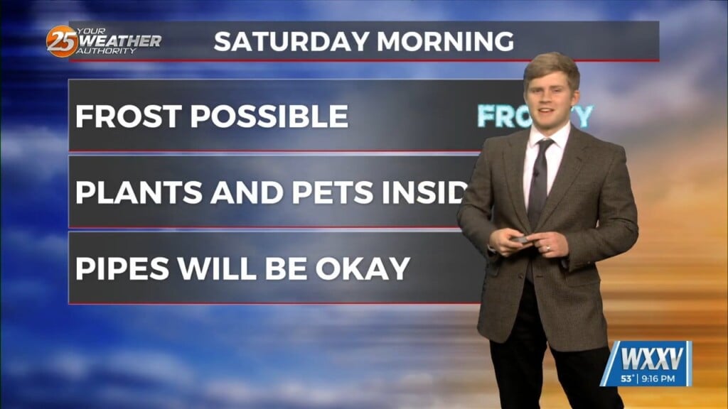11/22 Sam Parker's "frost" Friday Night Forecast