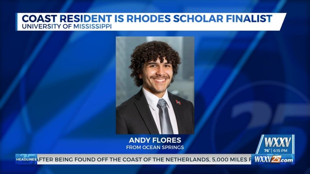 Coast Resident Becomes Rhodes Scholar Finalist