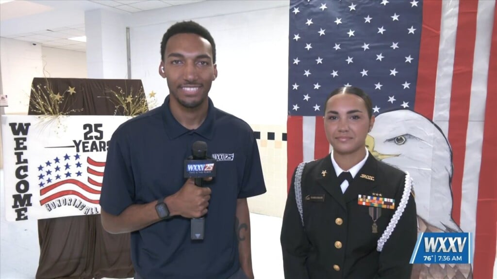 Wxxv’s Everett Ganier Jr. Is At The Gautier High Veterans Breakfast