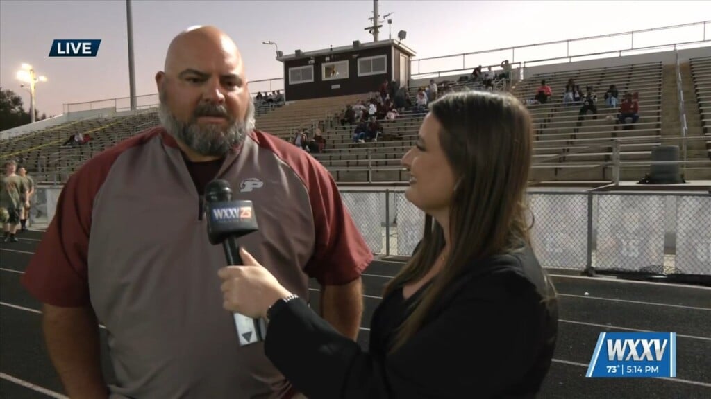 Wxxv Sports Reporter Ansley Brent Interviews Picayune Head Coach Cody Stogner