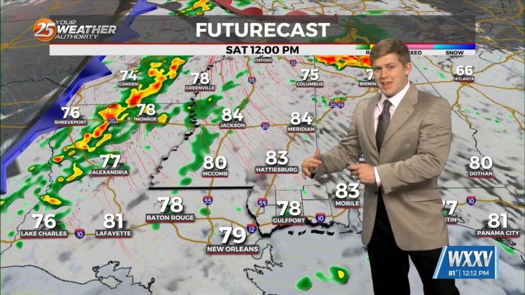 11/7 Sam Parker's "little Wet" Thursday Midday Forecast