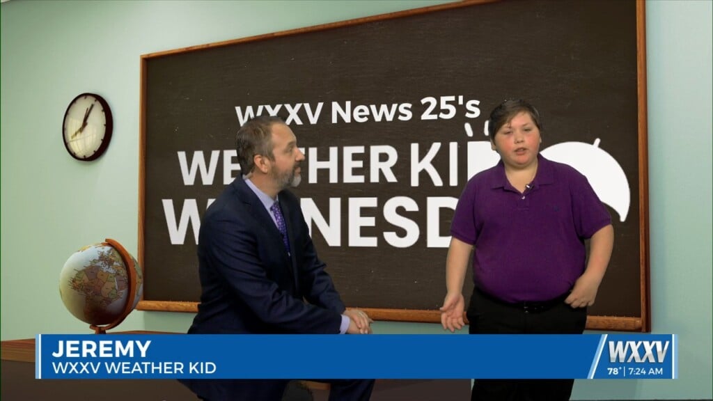 11/06 Jeremy's "wxxv Weather Kid" Wednesday Forecast