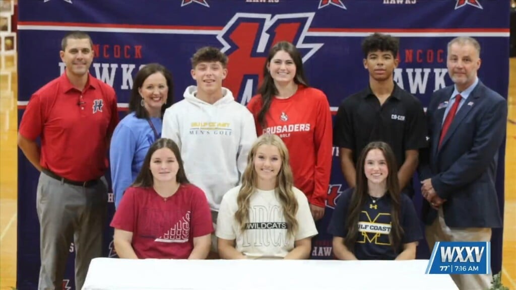 Hancock High School Celebrates 12 Students At Signing Day