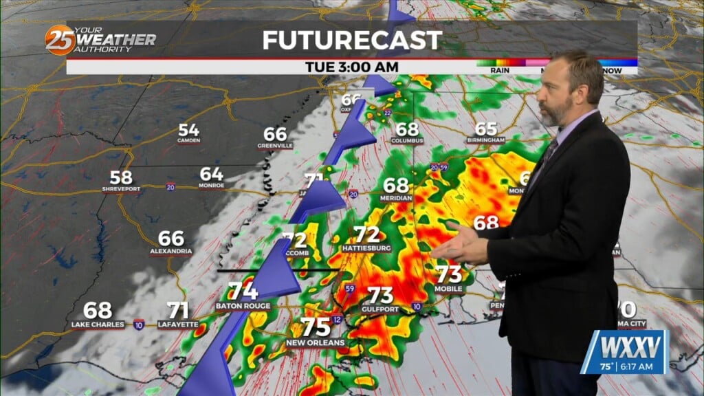 11/18 Ryan's "cloudy Start, Stormy End" Monday Morning Forecast