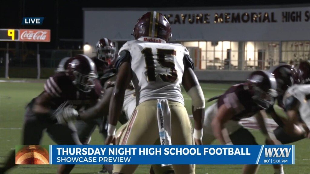 Wxxv Sports Director Jevan Mccoskey Previews Thursday Night High School Football