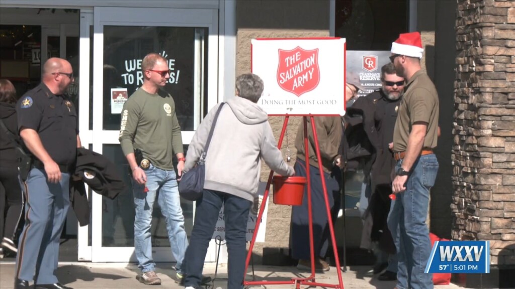 Local Sheriff’s Departments Partake In Salvation Army’s Red Kettle Campaign