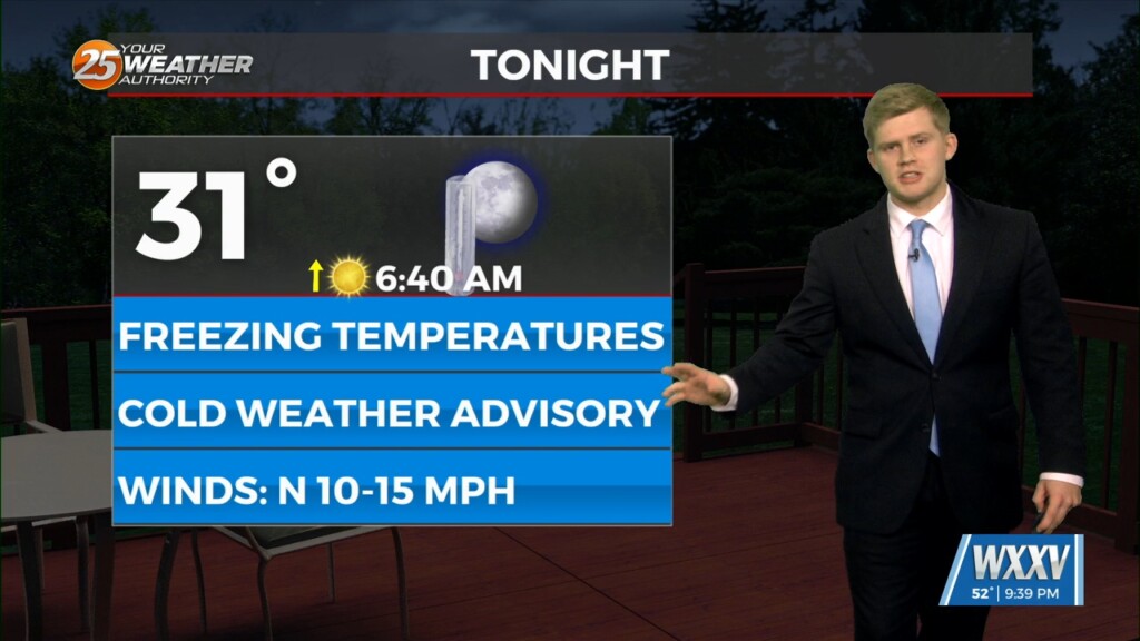 12/5 Sam Parker's "cold Snap" Thursday Night Forecast
