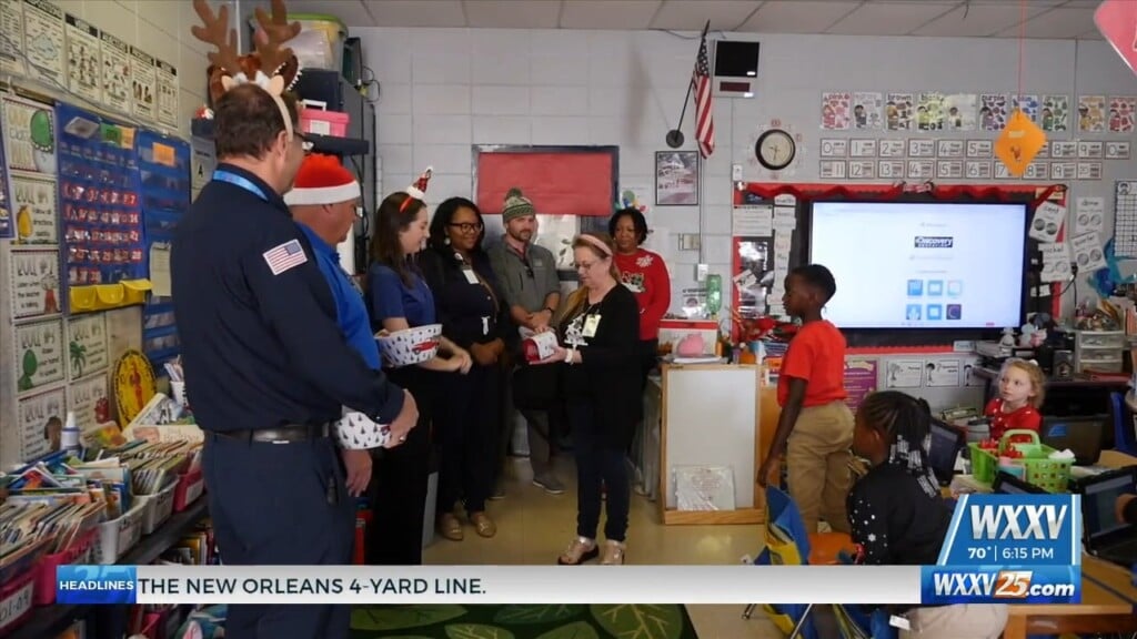 Chevron surprises teachers in Moss Point School District WXXV News 25