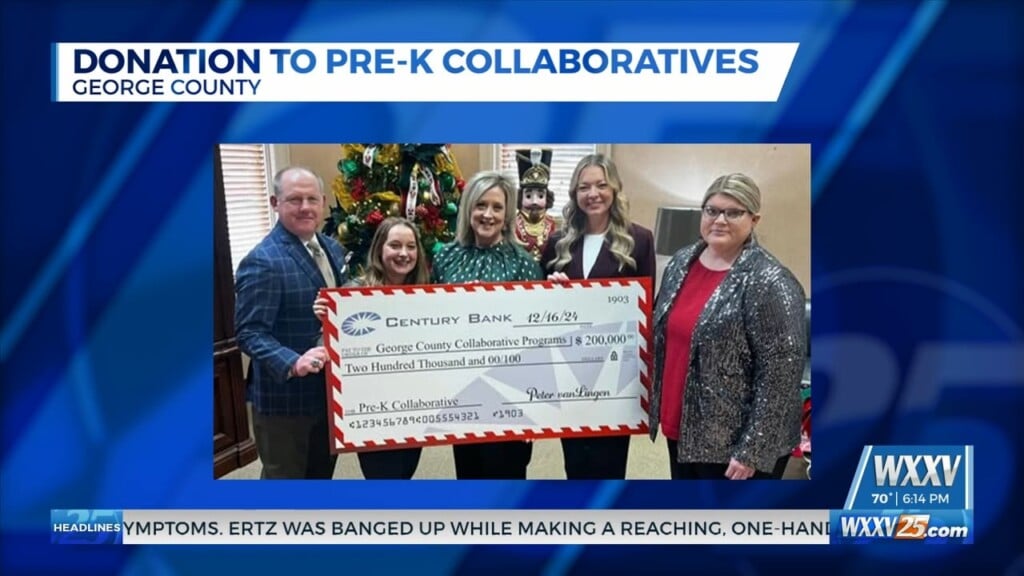 Century Bank Donates Money To George County School District Pre K Collaboratives
