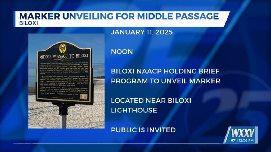 Marker Unveiling For Middle Passage