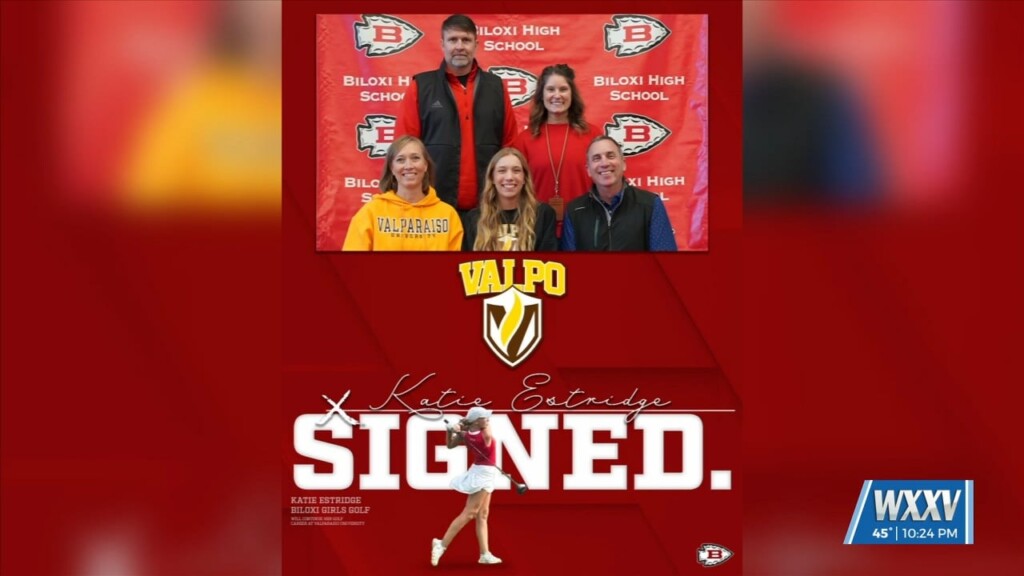 Three Lady Indians Signed To Further Their Athletic Careers! Congratulations To Biloxi's Katie Estridge, Julie Segroves, And Nakiya "nikki" Richardson!