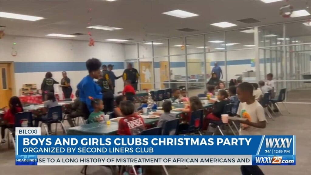 Second Liners Mardi Gras Club Hosted East Biloxi Boys And Girls Club Christmas Party