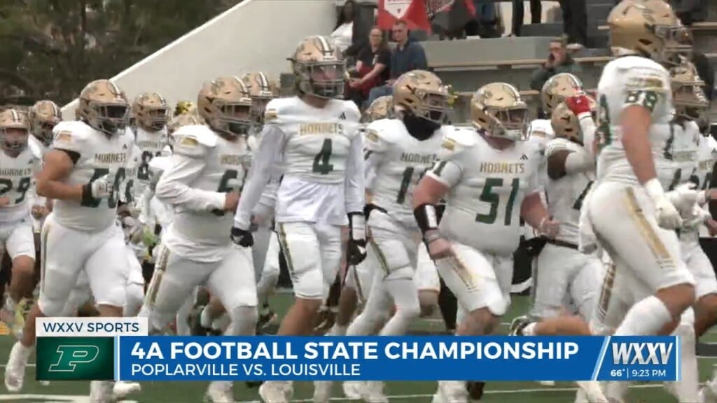Poplarville Hornets Defeat Louisville In The 4a State Championship Game