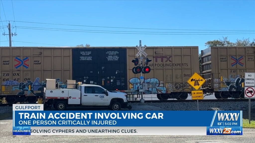Train Accident Involving Car