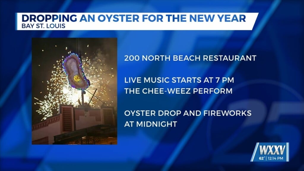 Bay St. Louis Dropping An Oyster For New Year's Eve