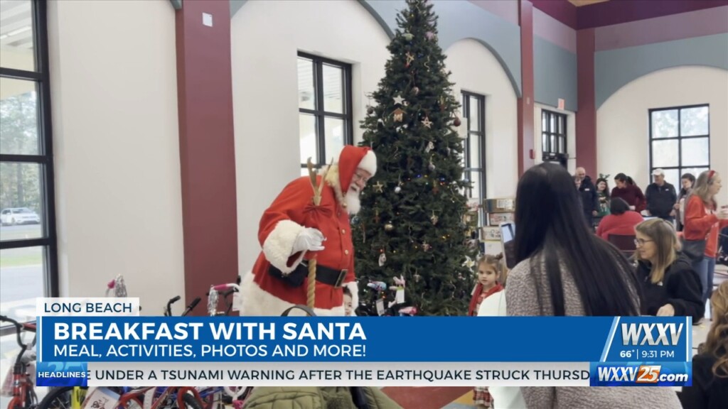 Breakfast With Santa At St. Vincent De Paul Catholic School