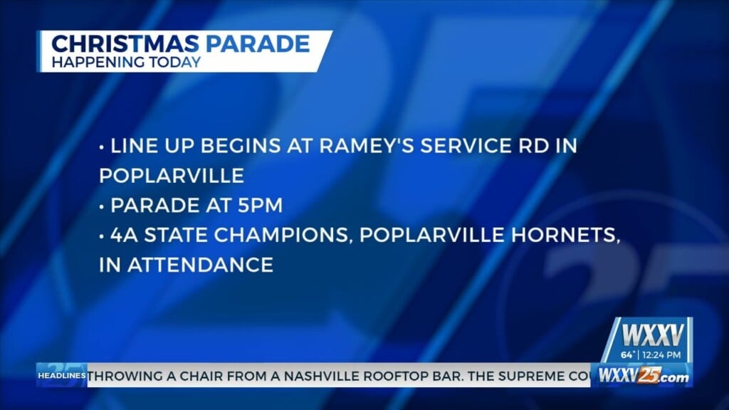 Poplarville Christmas Parade Featuring State Champion Hornets