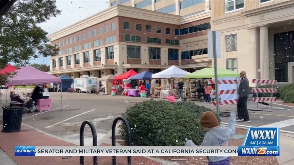 Gulfport Holds Annual Mistletoe And Main Street Fair