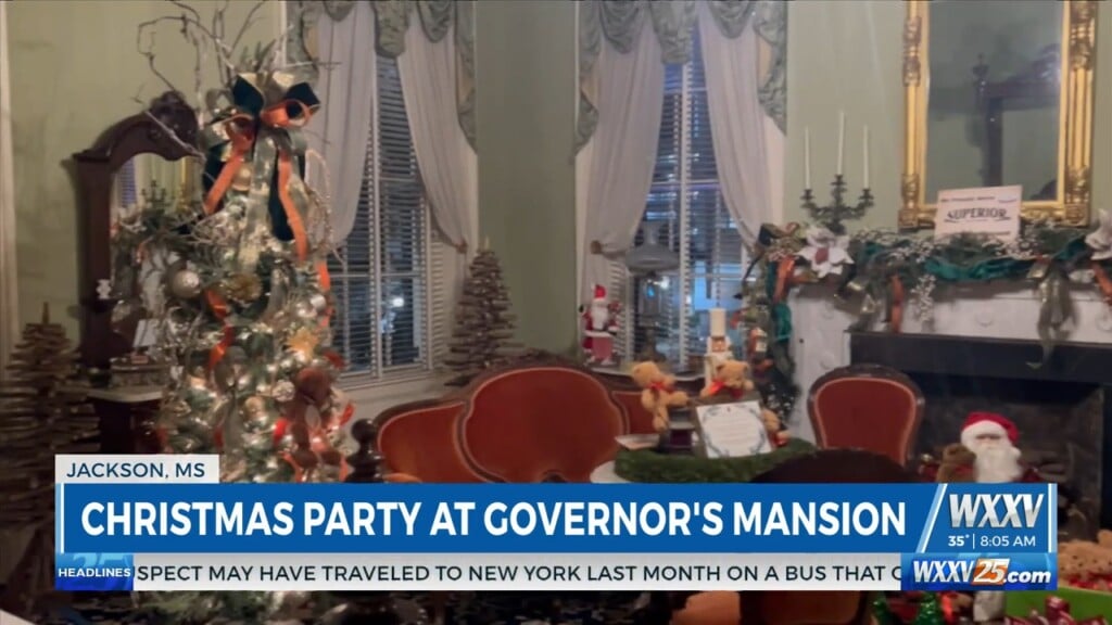 Wxxv Travels To The Governor’s Mansion For Annual Governor’s Christmas Reception