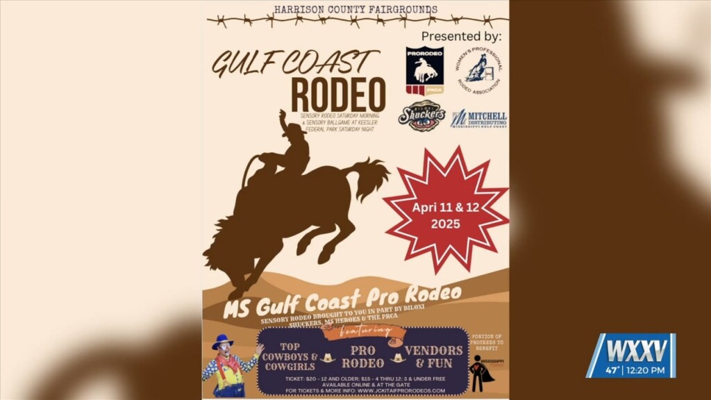 Mississippi Gulf Coast Rodeo Coming To Town