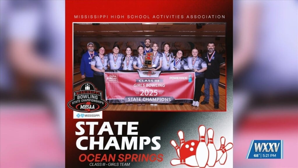Ocean Springs Girls Bowling Team Wins State