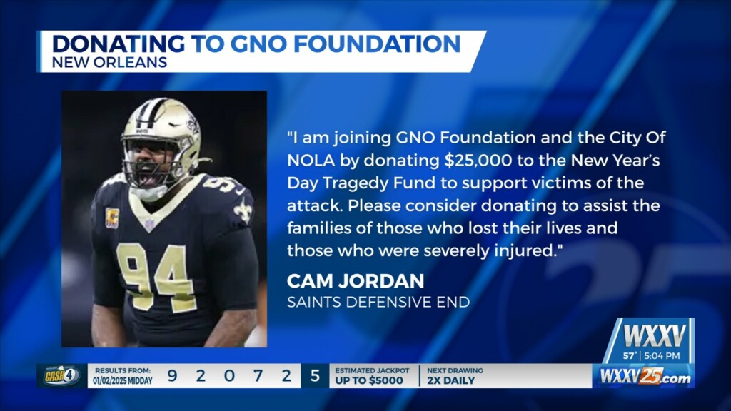 Saints Defensive End Cam Jordan Donates To Relief Fund For Victims