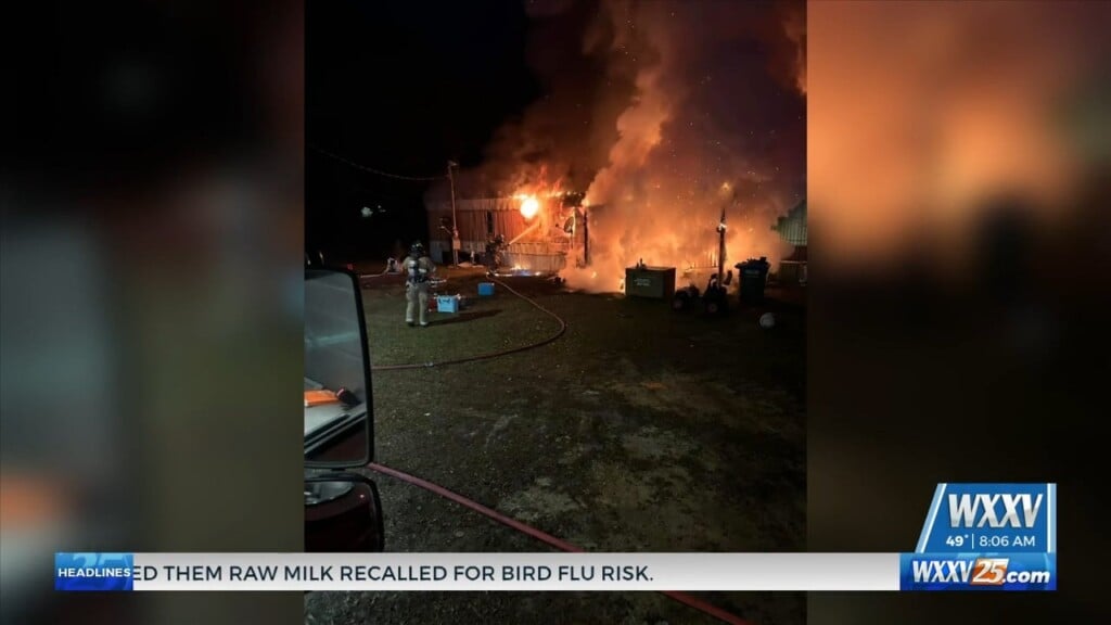 Wiggins Fire Department Responds To House Fire
