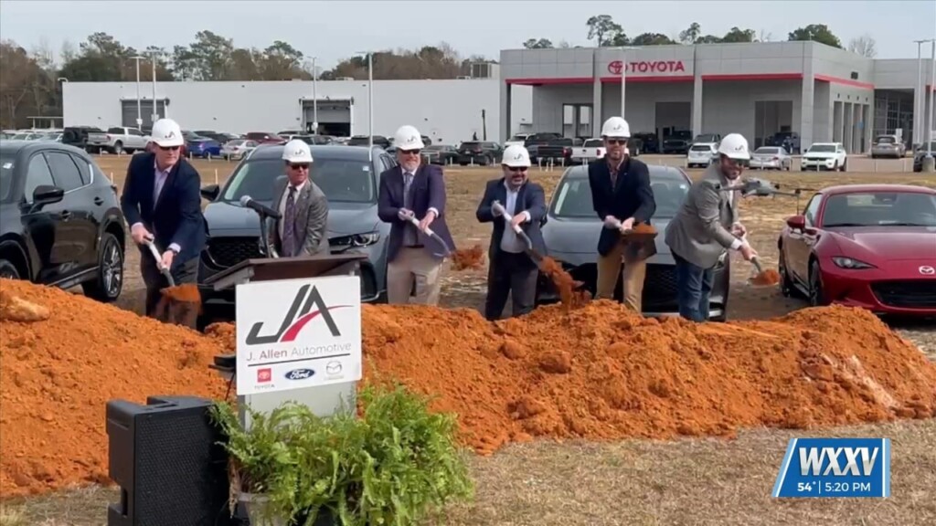Groundbreaking Ceremony For New J. Allen Mazda Dealership In Gulfport