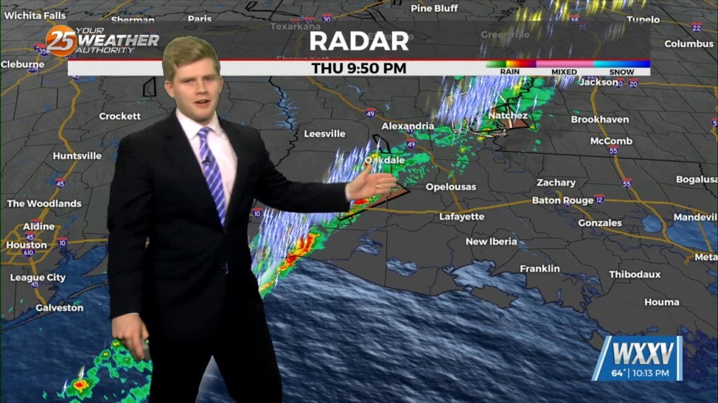 1/30 Sam Parker's "rain Overnight" Thursday Night Forecast