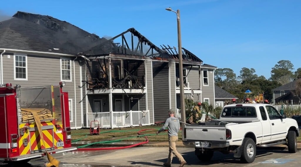 Apartment Fire In Long Beach