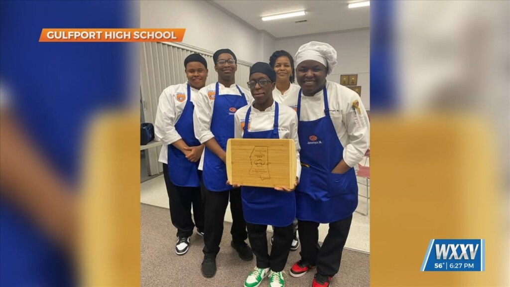 Gulfport High Culinary Team Wins First In Competition