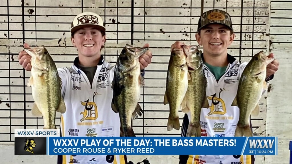 Wxxv Play Of The Day: D'iberville Anglers Cooper Rouse And Ryker Reed!