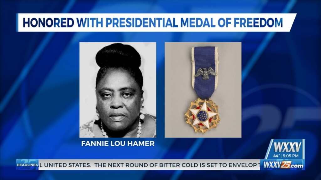 Fannie Lou Hamer Honored With Presidential Medal Of Freedom