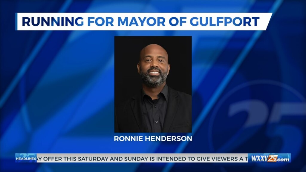 Ronnie Henderson Announces Intention To Run For Mayor Of Gulfport