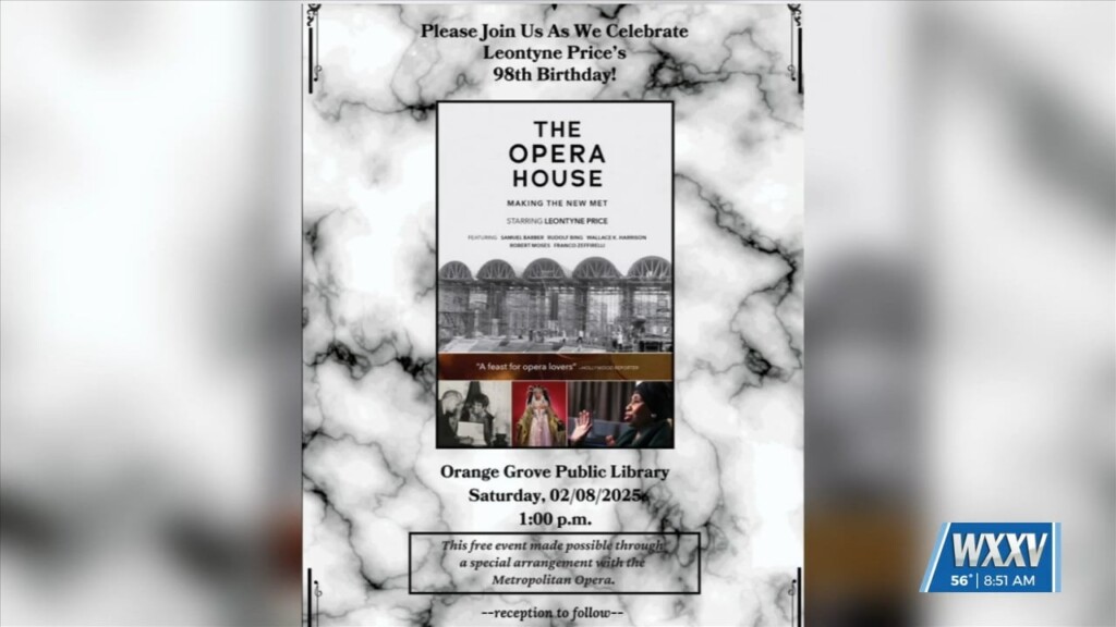 “the Opera House” Documentary At Orange Grove Library