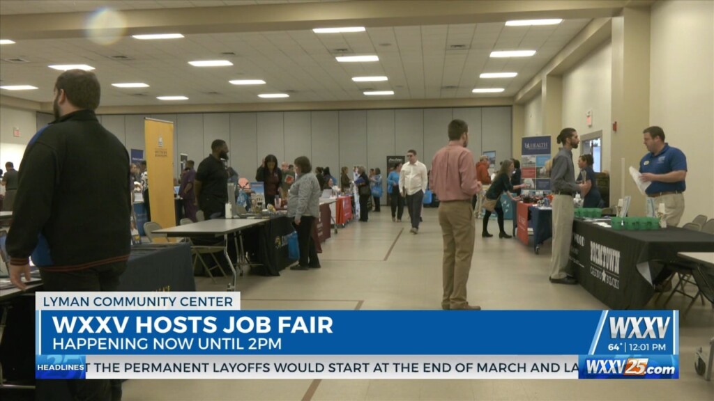 Wxxv Community Job Fair At Lyman Community Center
