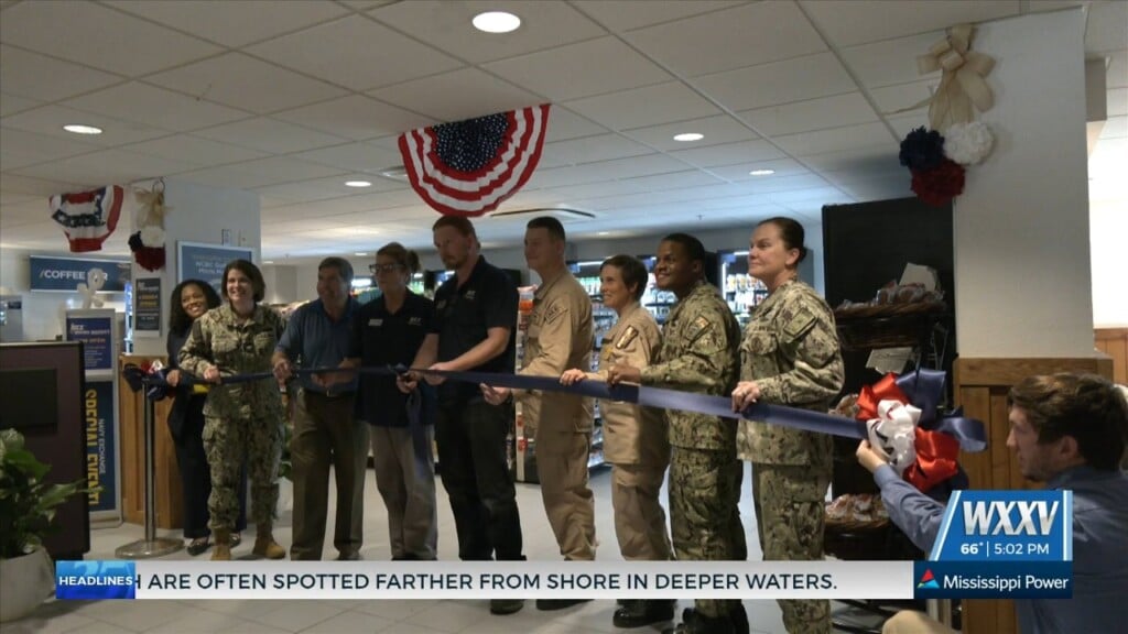 Ribbon Cutting For Navy Micro Market In Pascagoula