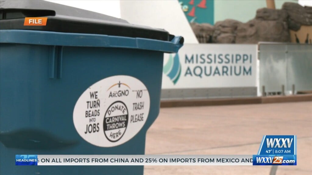 Mississippi Aquarium Collecting Beads For Bead Recycling Program