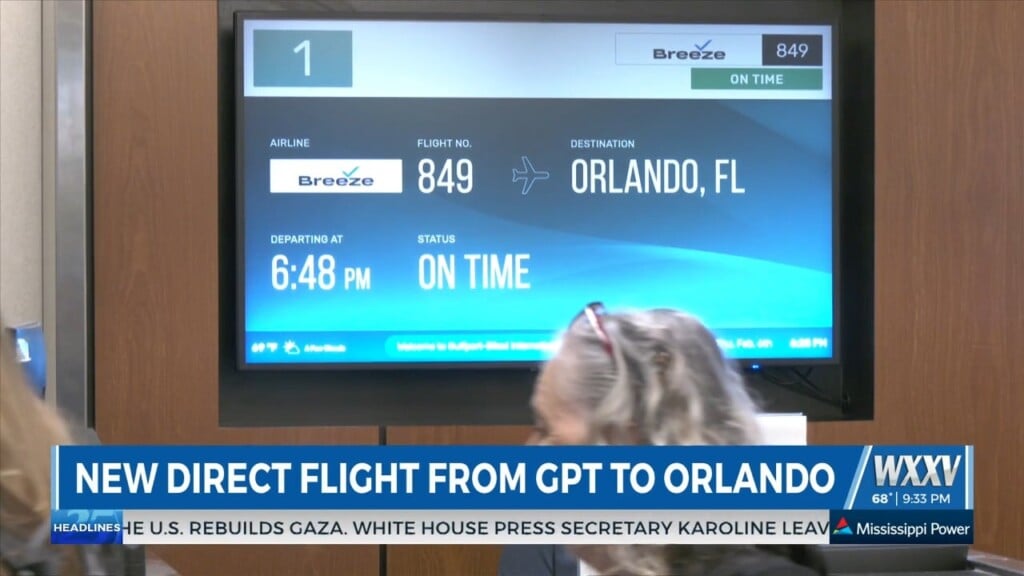 Direct Flights From Gpt To Orlando International Officially Begin