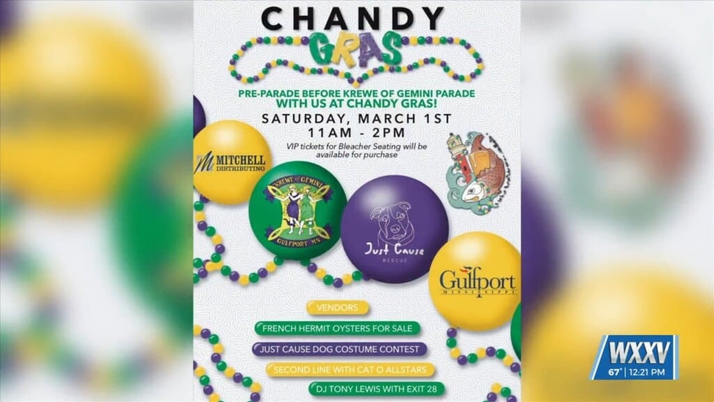 Chandy Gras Returns To Downtown Gulfport