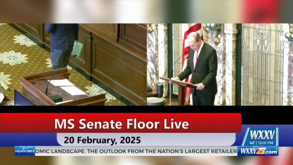 Lt. Governor Hosemann Returns To Senate Floor