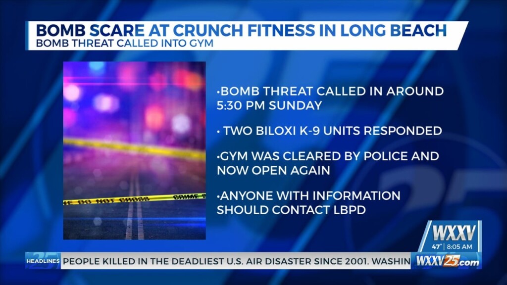 Bomb Threat Scare At Crunch Fitness In Long Beach