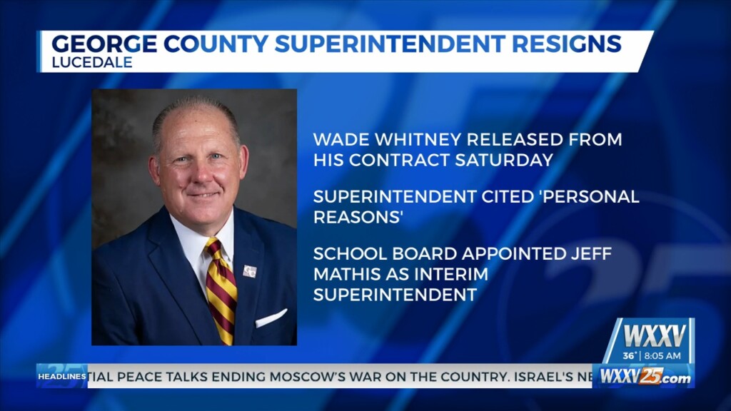 George County School District Superintendent Resigns