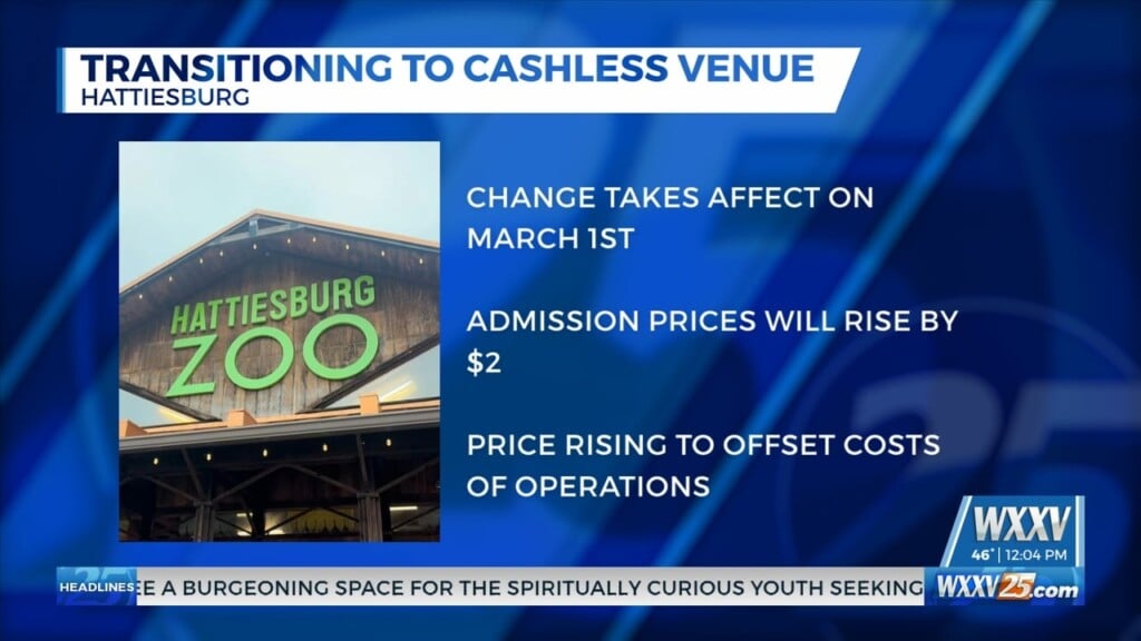 Hattiesburg Zoo Becoming Cashless Venue