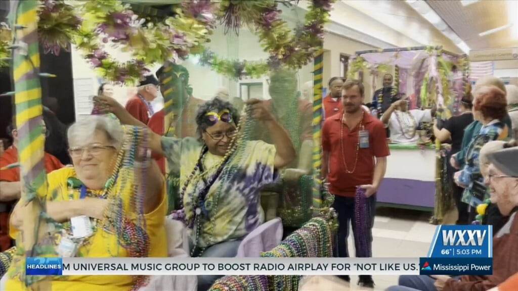 Krewe Of Namac Parades Through The Armed Forces Retirement Home